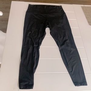 Lululemon super high rise Align leggings, full length. Size 14. Black